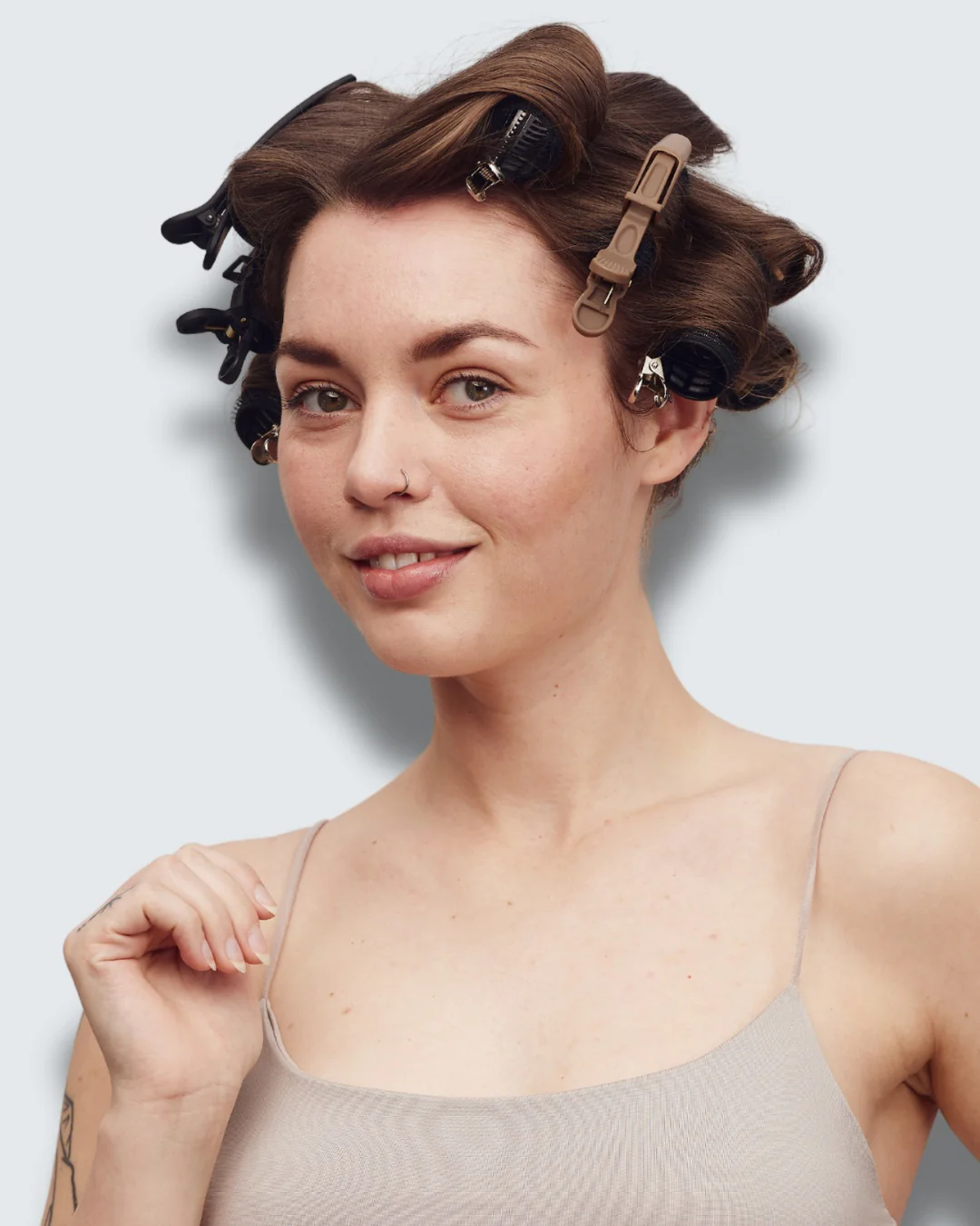Alligator Hair Clips, 3-Pack, Café - Image 5