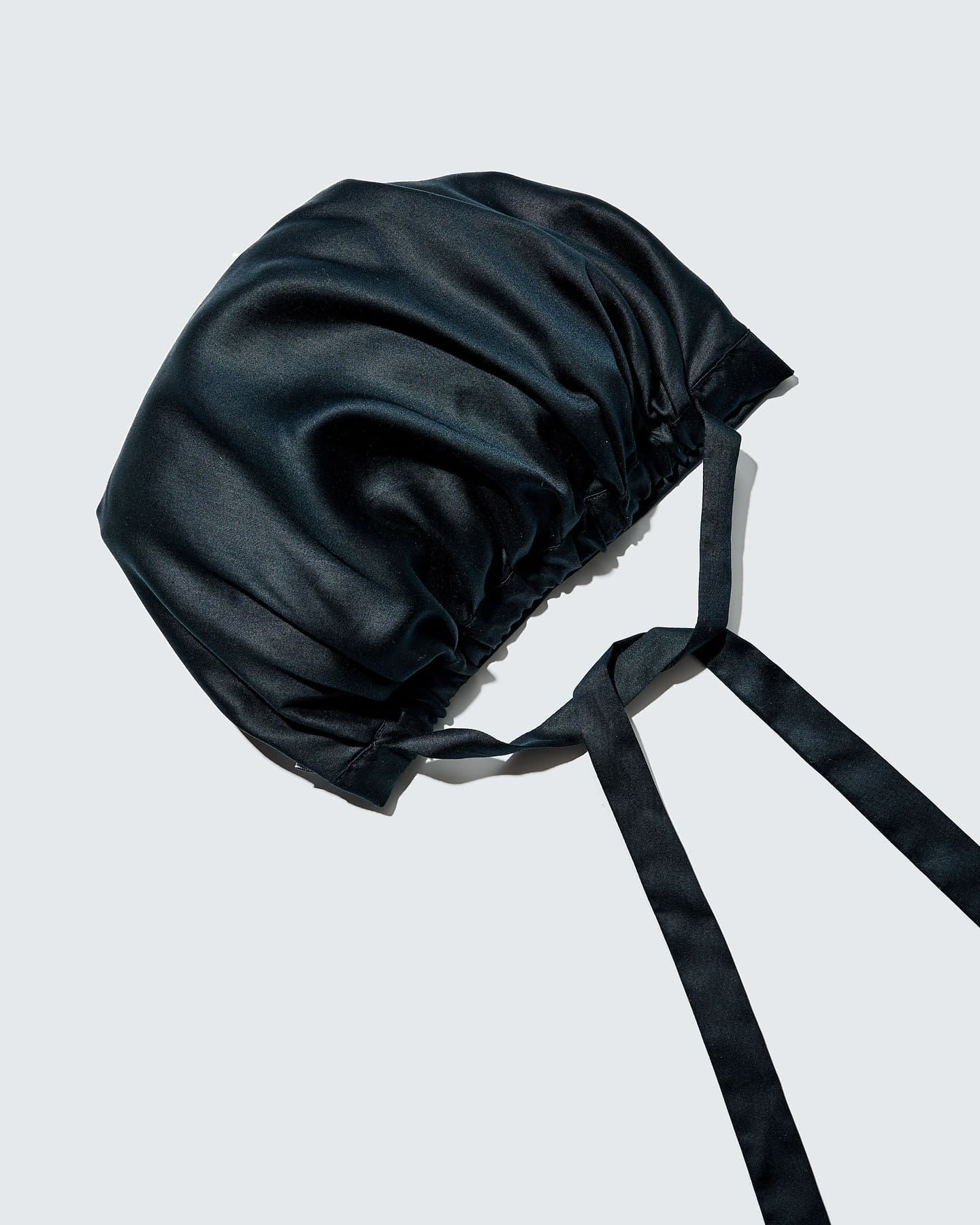 Bamboo Hair Bonnet, Noir Jet