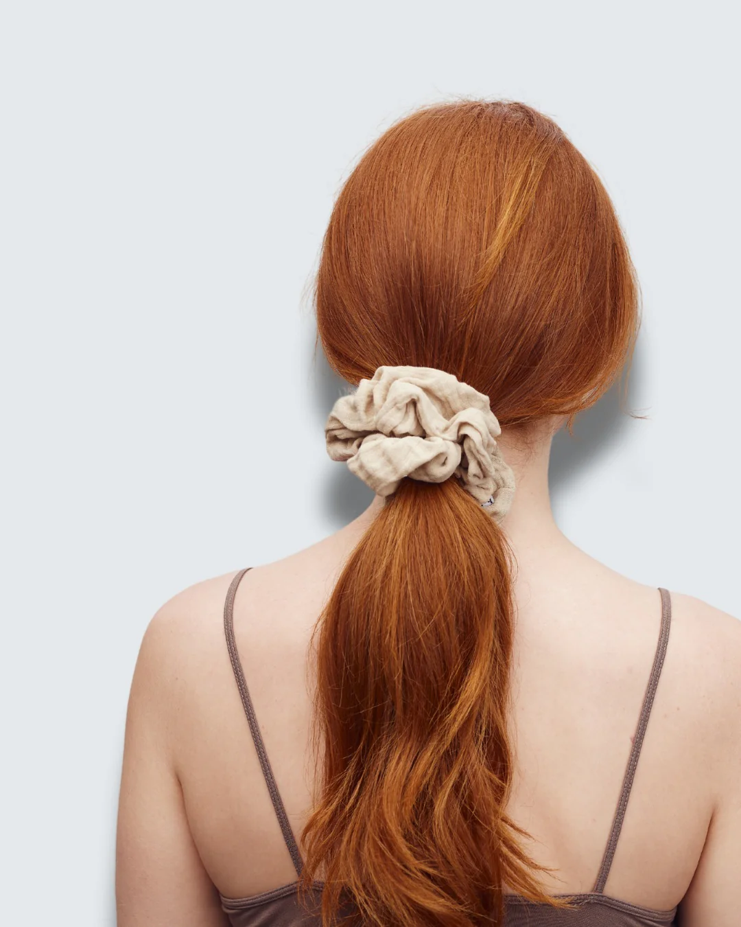 Cotton Scrunchies, XXL, 3-Pack, Café - Image 3