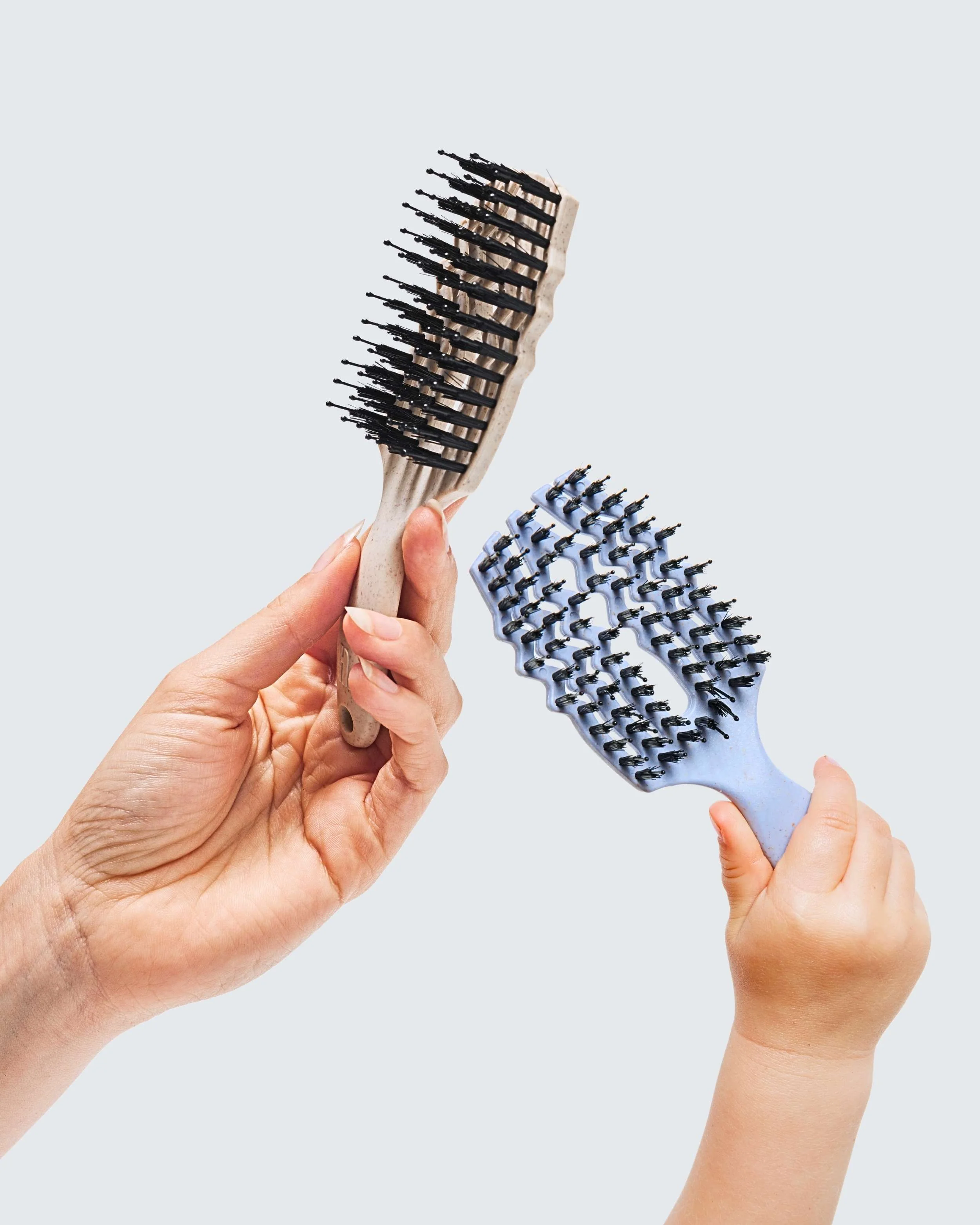 Curved Flex Detangler, Petit, Blanc - Image 3