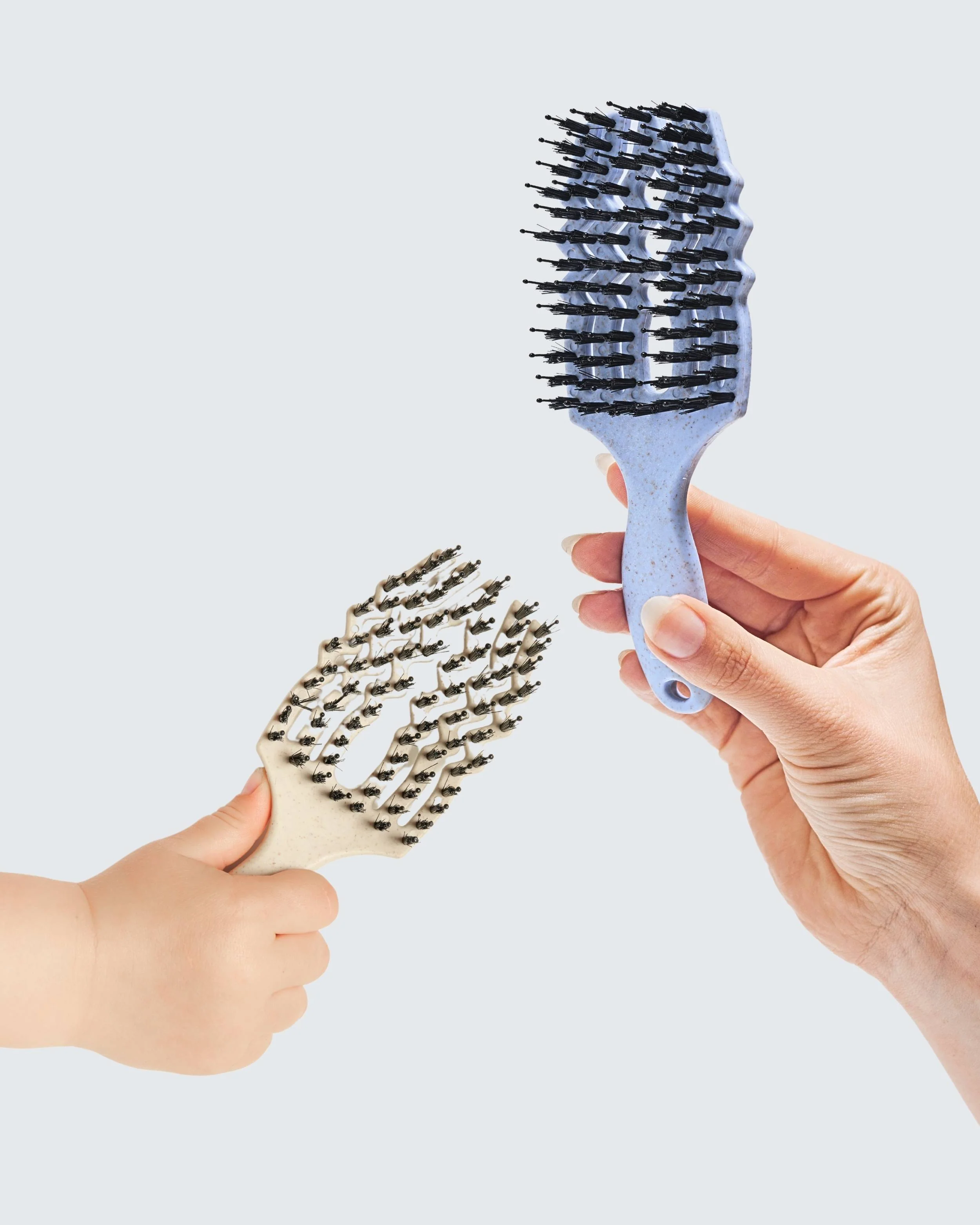 Curved Flex Detangler, Petit, Blanc - Image 5