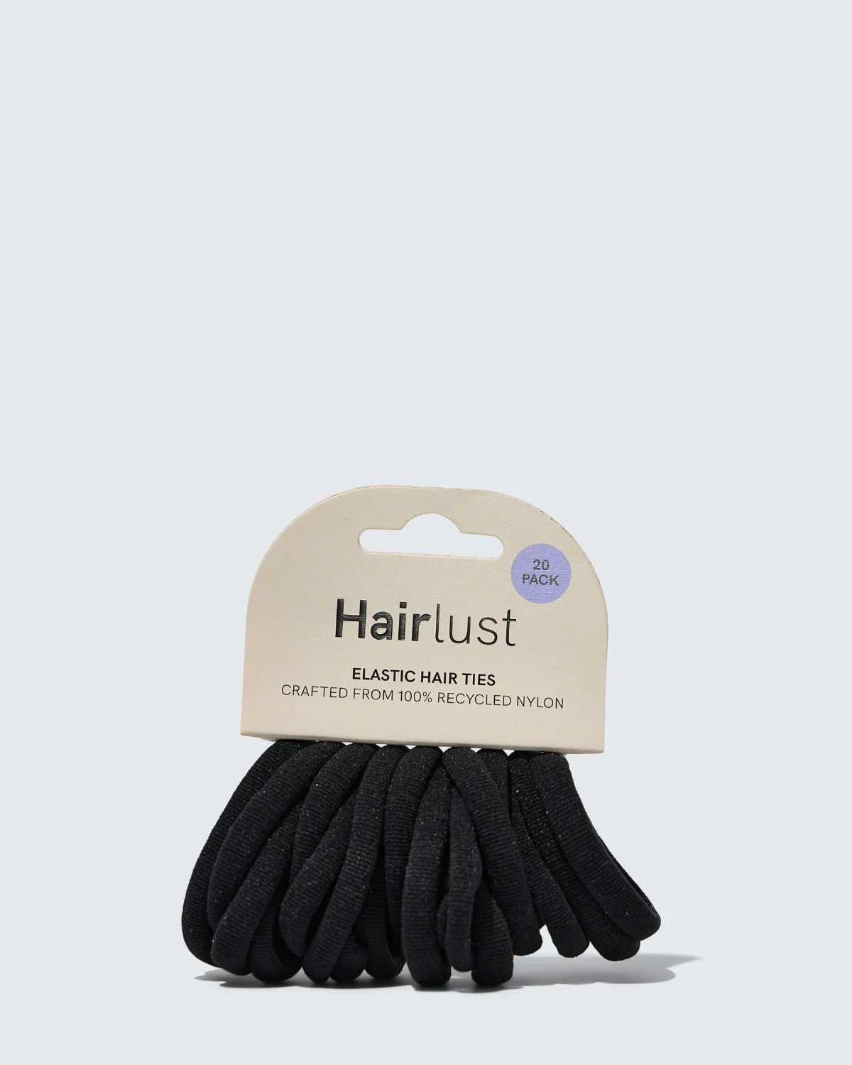 Elastic Hair Ties, 20-Pack, Noir - Image 5