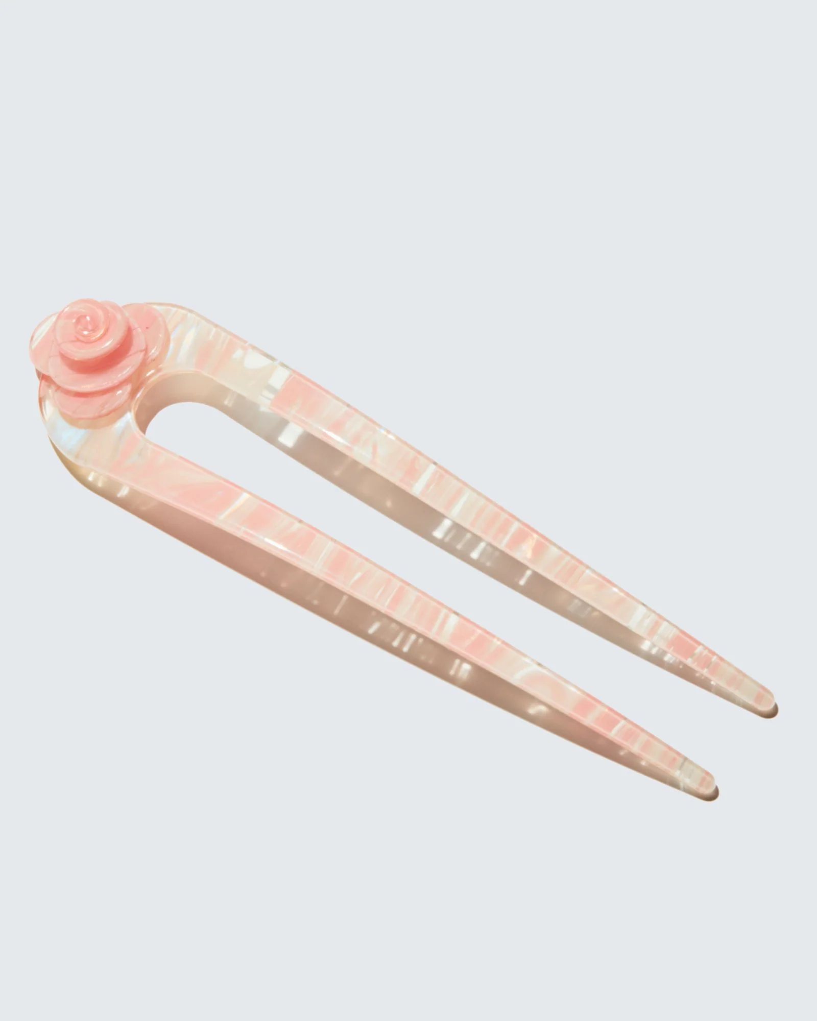 French Twist Hair Pin, Rose Pastel - Image 3