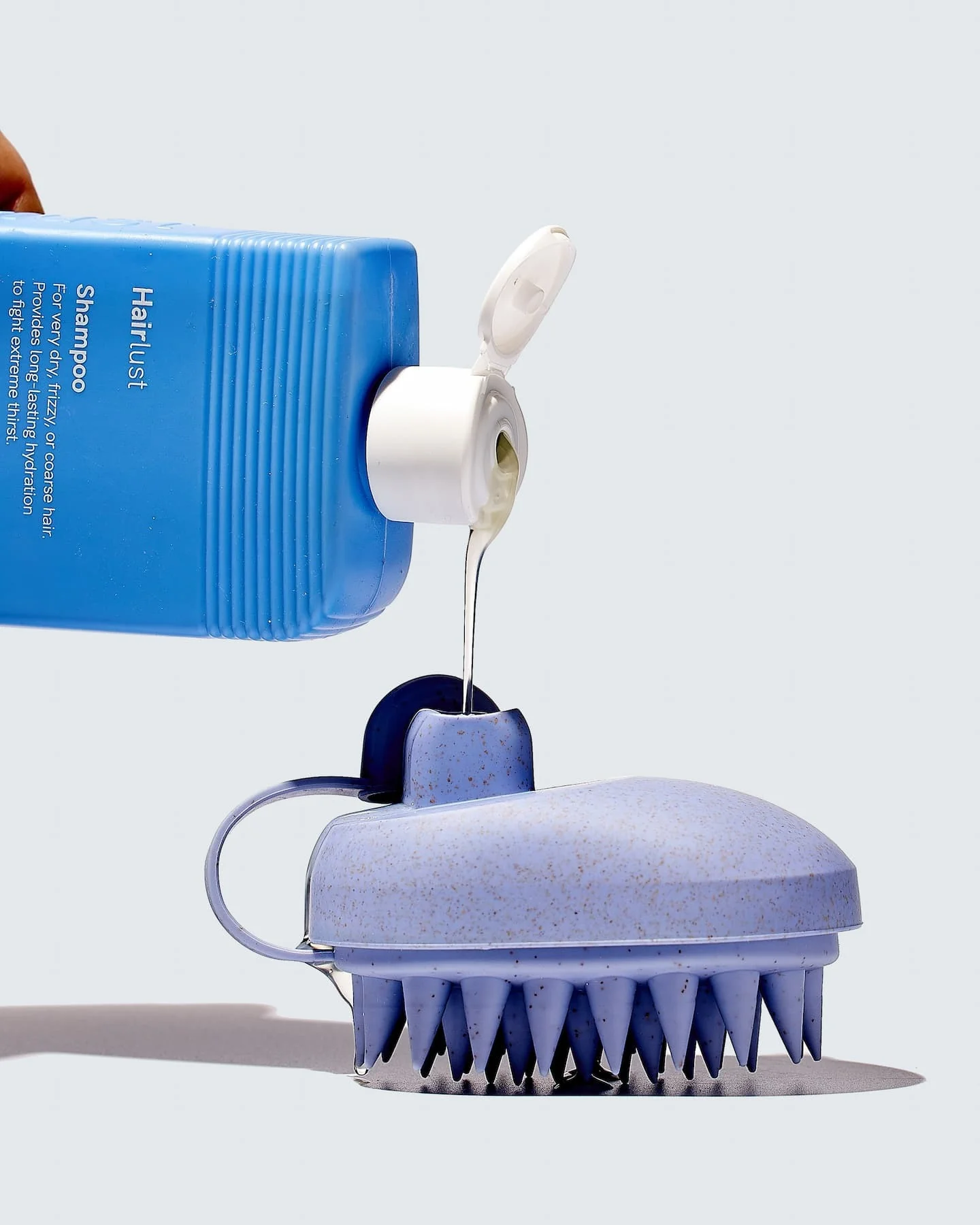 In-Shower Shampoo Brush, Bleu-violet - Image 4