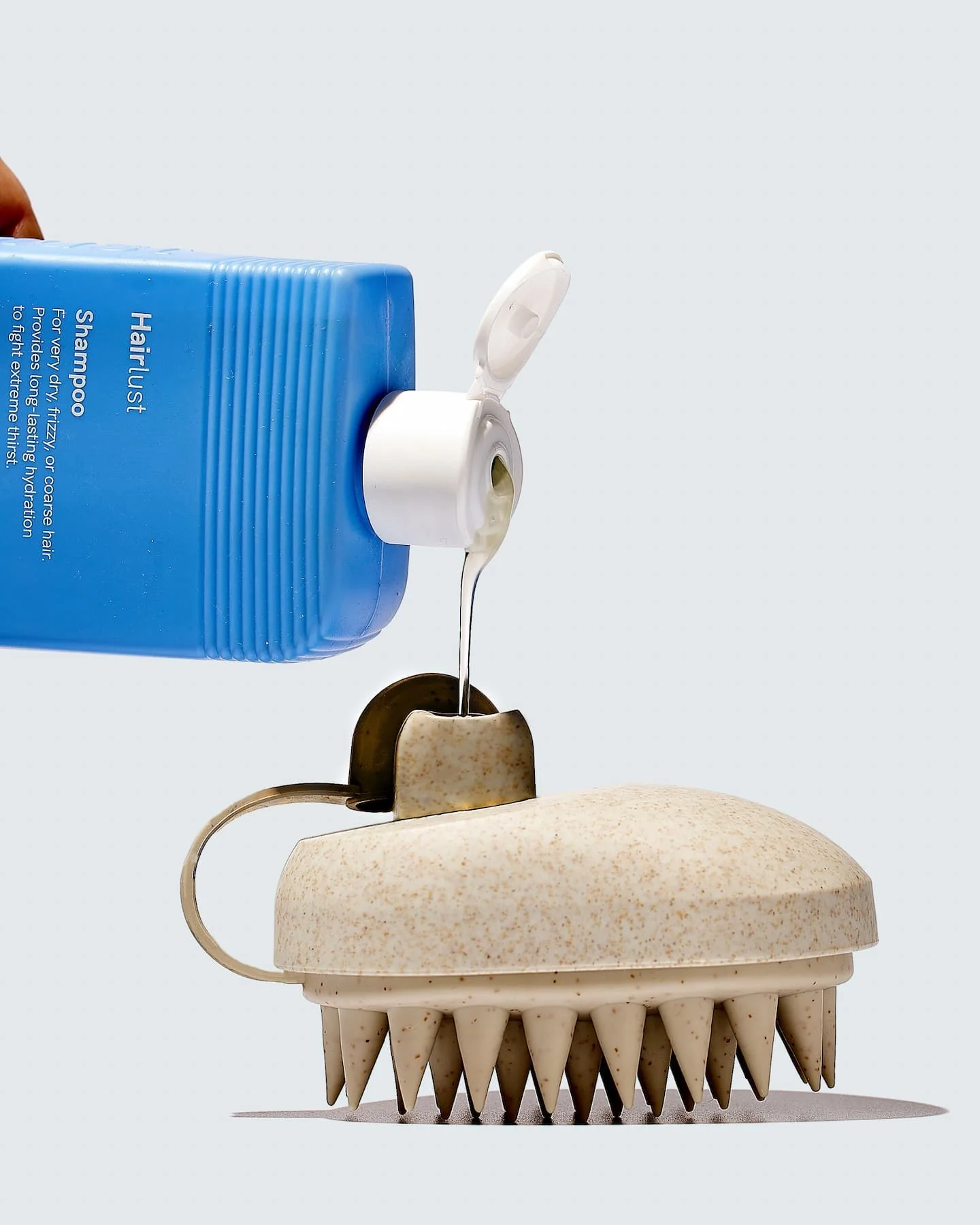 In-Shower Shampoo Brush, Blanc - Image 4