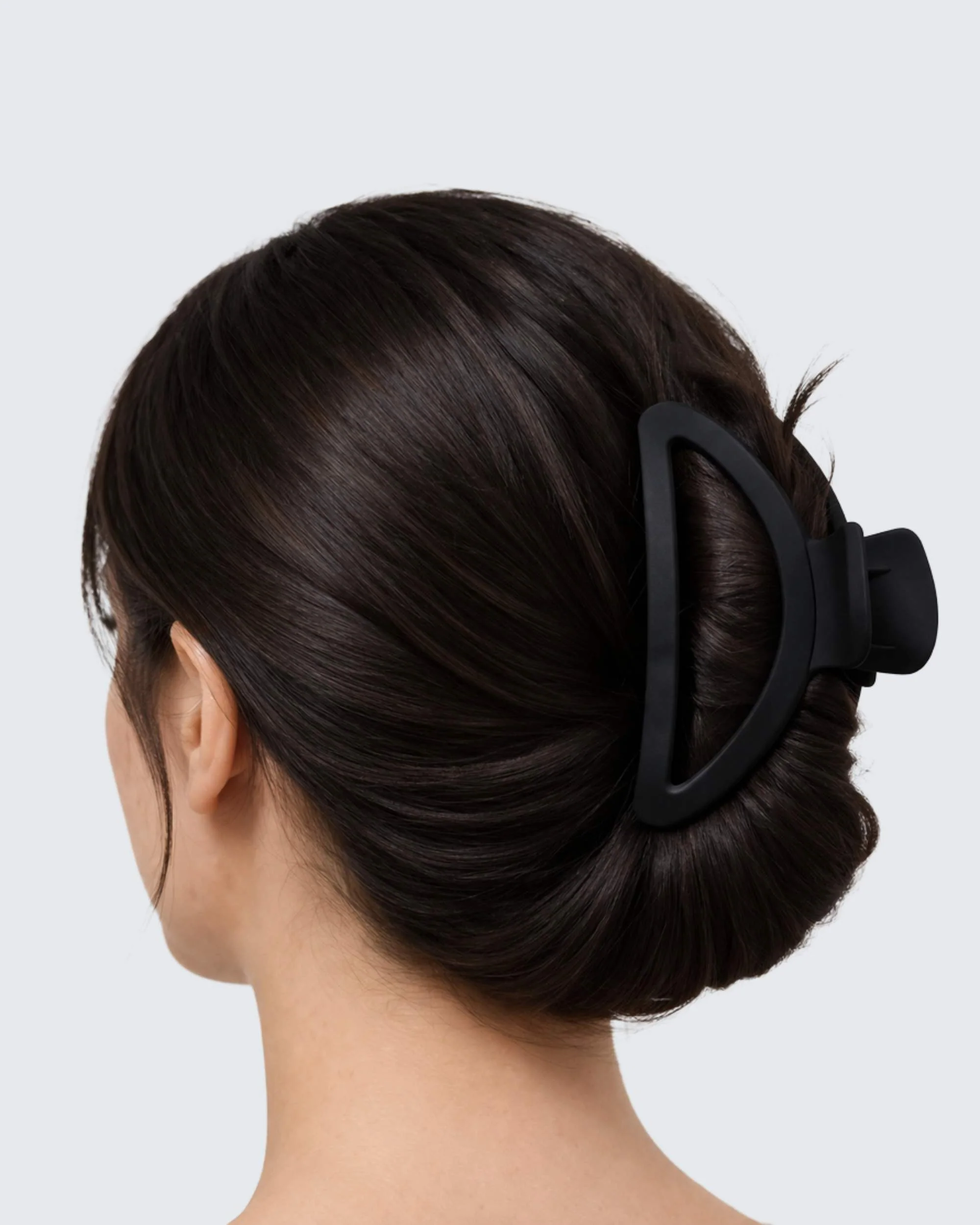 Medium Claw Hair Clips, 3-Pack, Noire - Image 5