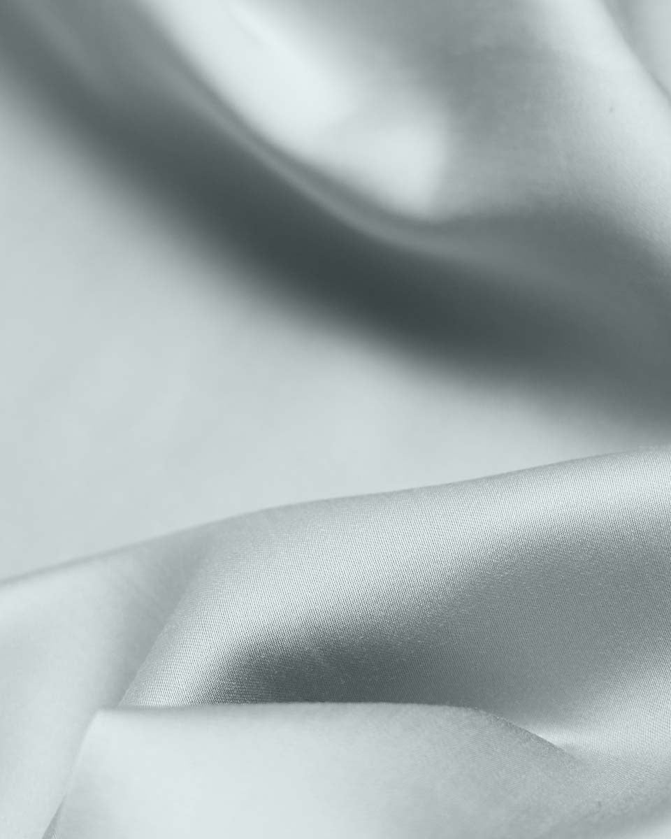 Silky Bamboo Duvet Cover, Gris nuage - Image 4