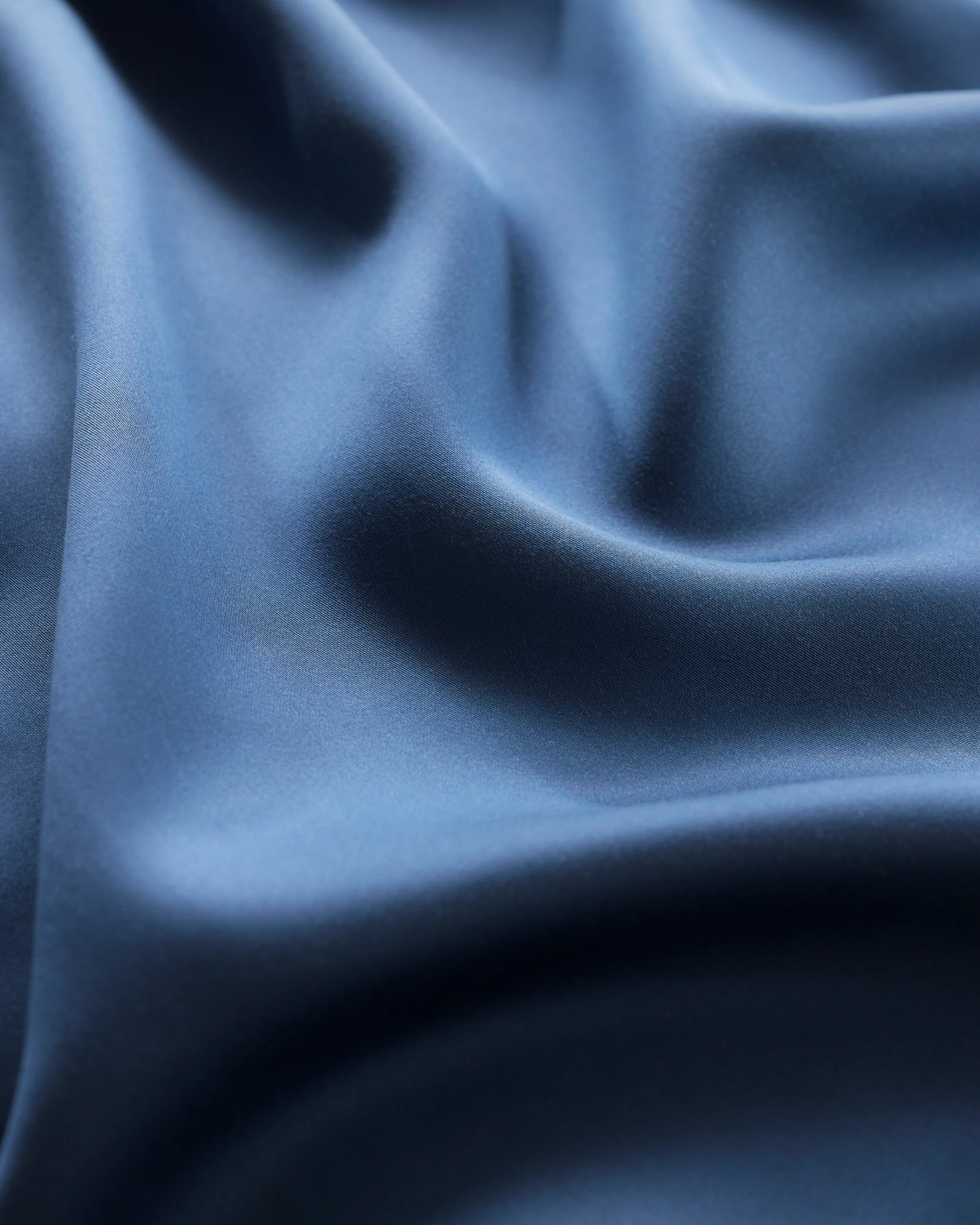 Silky Bamboo Flat Sheet, Bleu Nuit - Image 5