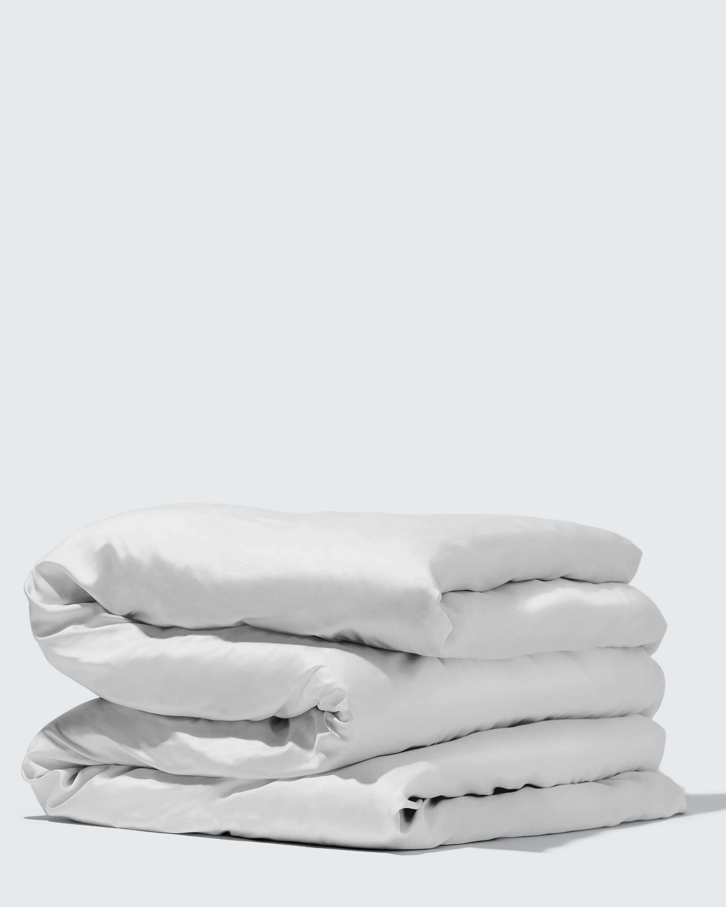 Silky Bamboo Duvet Cover, Gris Doux
