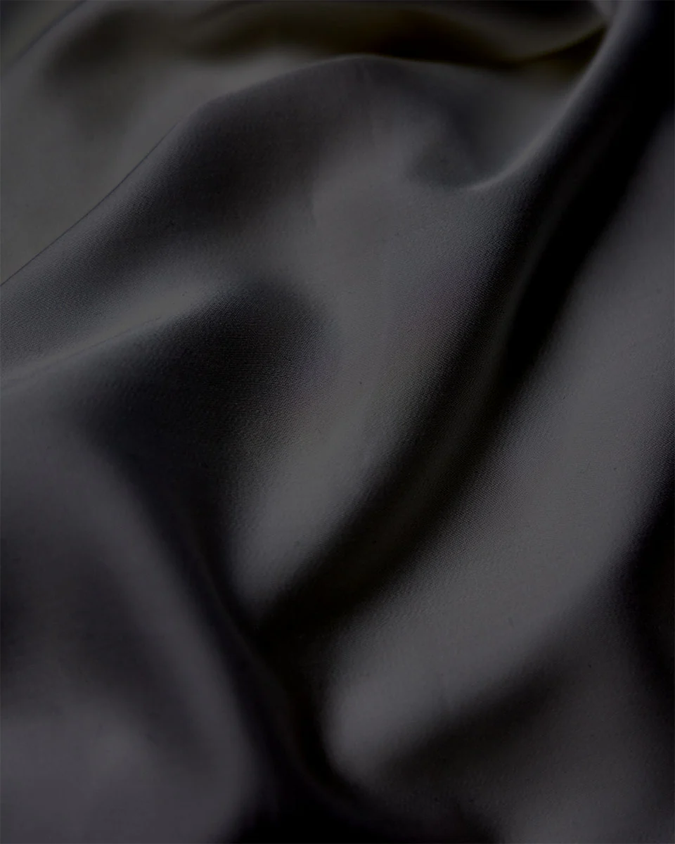 Silky Bamboo Duvet Cover, Noir Jet - Image 5