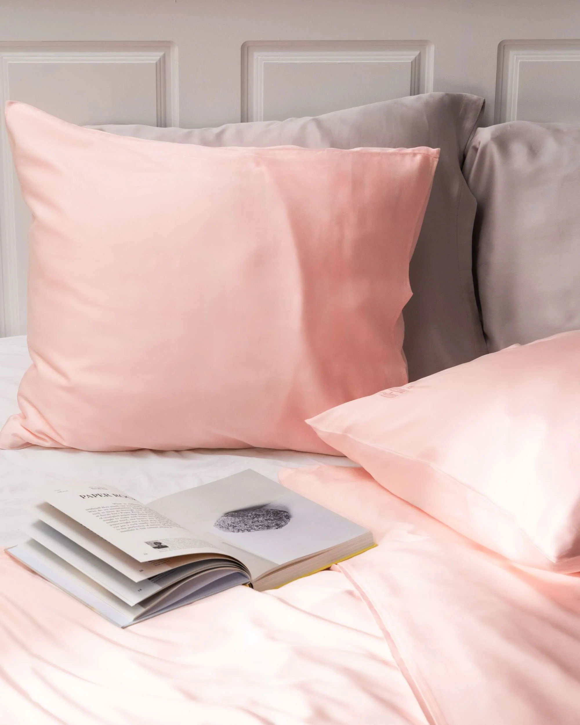Silky Bamboo Flat Sheet, Rose Poudré - Image 3
