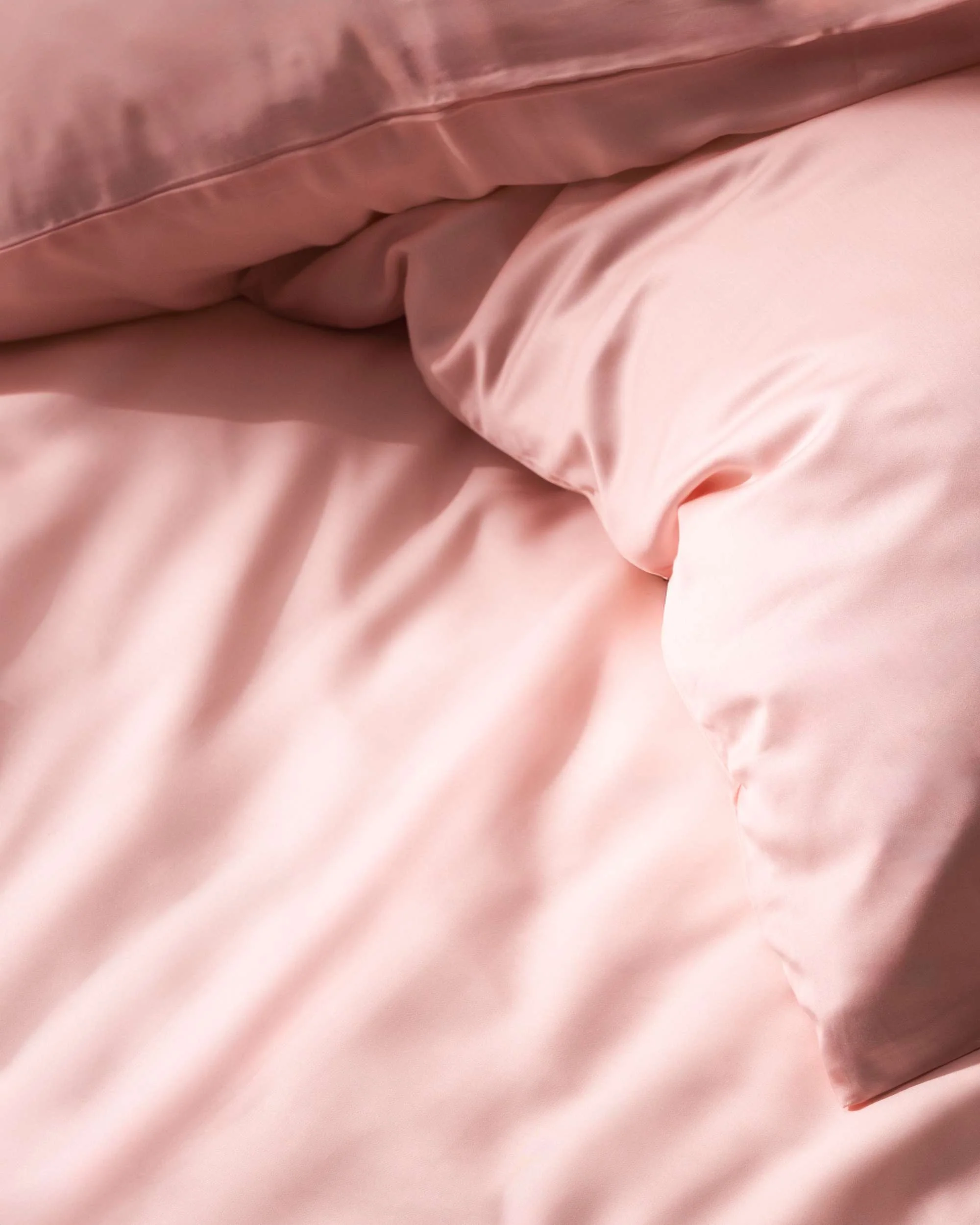 Silky Bamboo Flat Sheet, Rose Poudré - Image 4