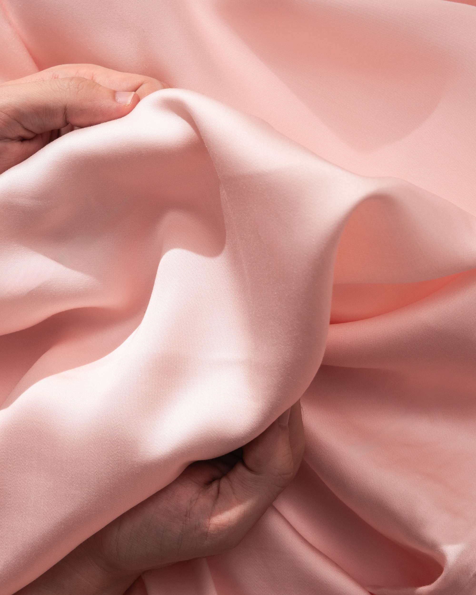 Silky Bamboo Flat Sheet, Rose Poudré - Image 5