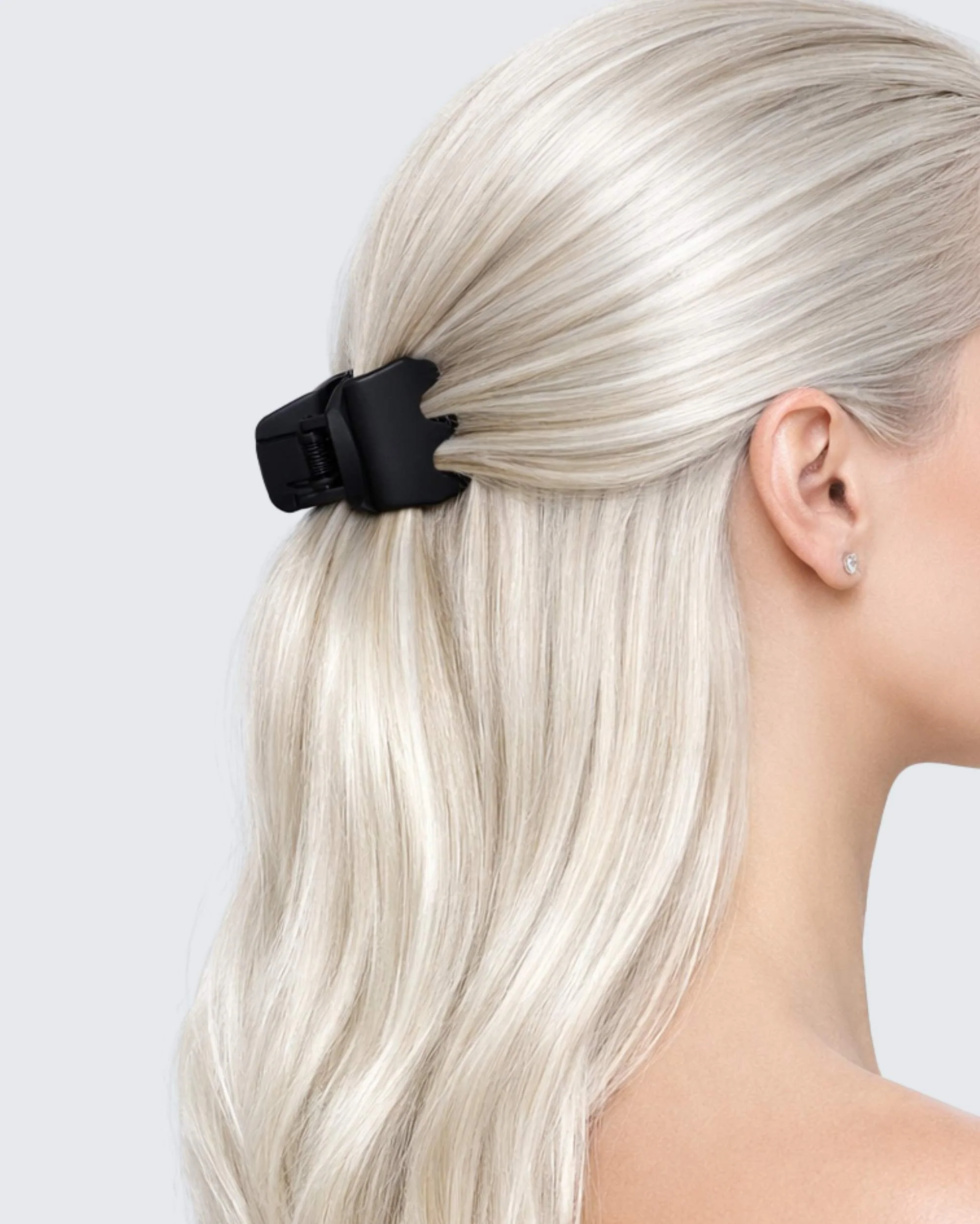 Small Claw Hair Clips, 4-Pack, Noir - Image 3