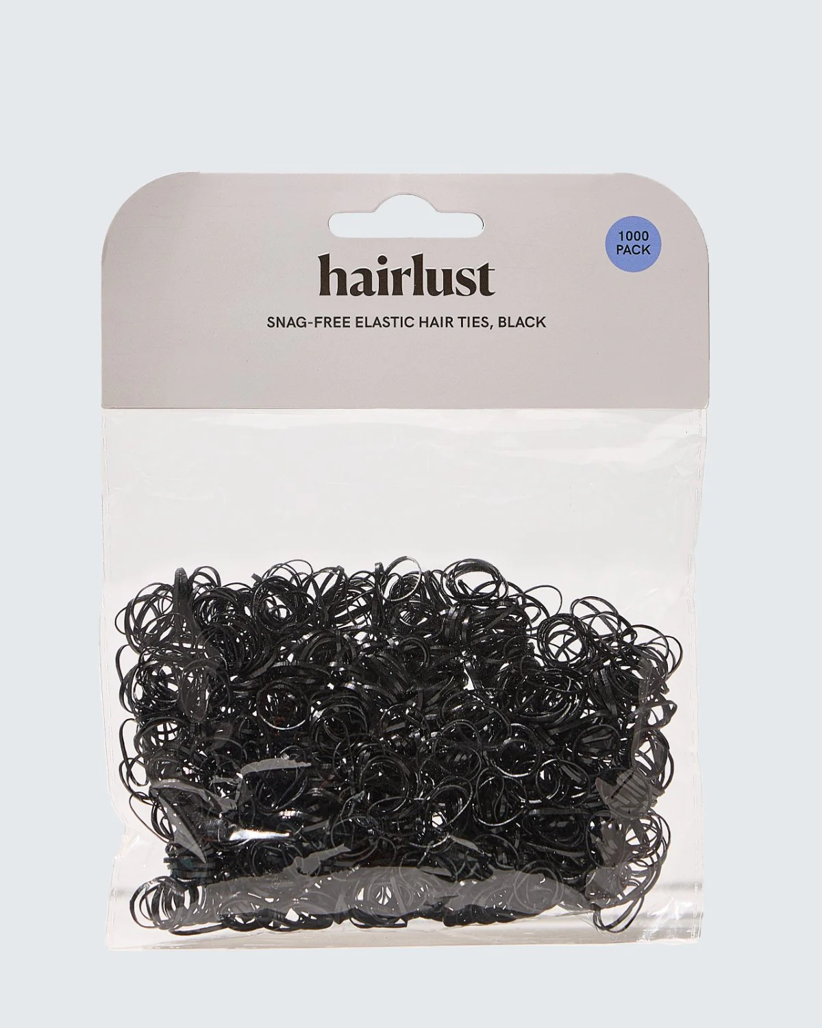 Snag-Free Elastic Hair Ties, 1000-Pack, Noir - Image 3