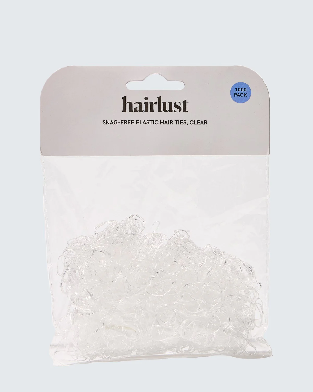 Snag-Free Elastic Hair Ties, 1000-Pack, Transparent - Image 4