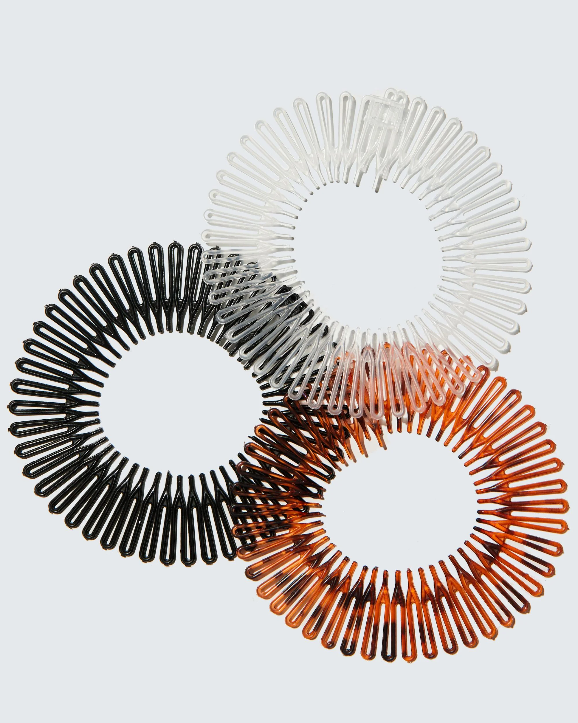 Stretchy Comb Headband with Teeth, 3-Pack, Mixed - Image 4