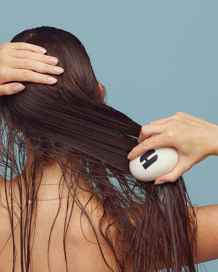 Wet Hair Detangler Brush, Blanc - Image 4