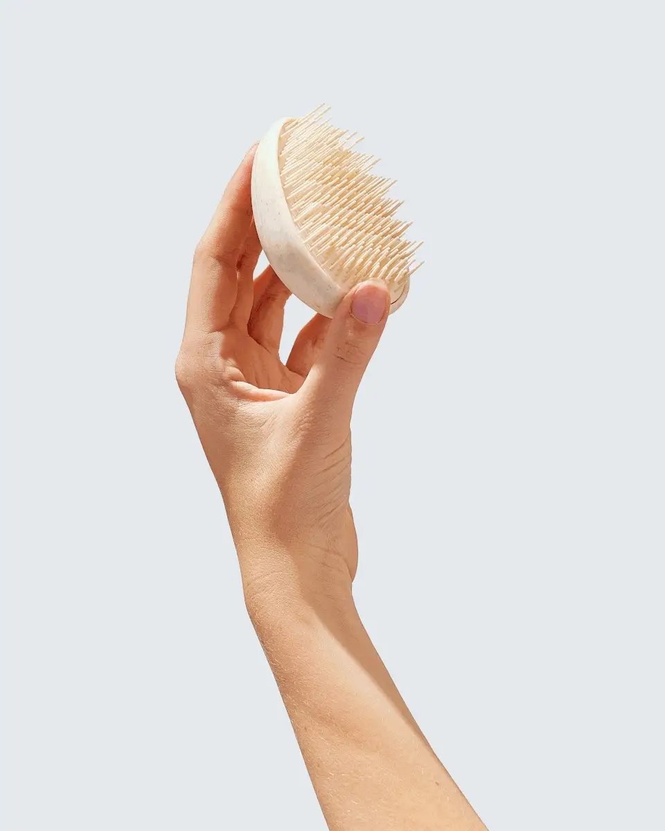 Wet Hair Detangler Brush, Blanc - Image 7